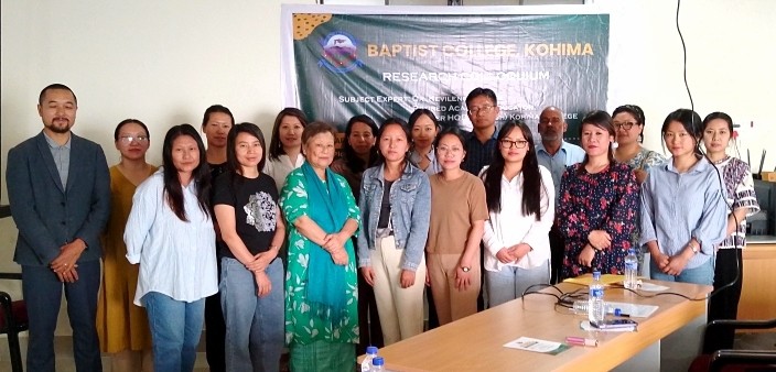 Baptist College Kohima during research colloquium on April 29.